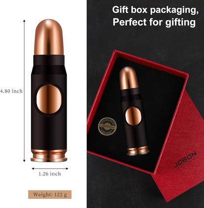 JOBON Metal Bullet Shaped Windproof Butane Lighter