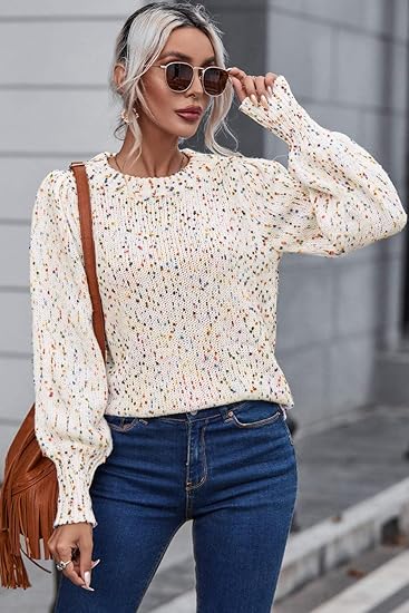 Polka Dot Knitted Sweater