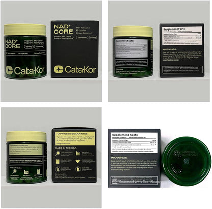 Cata-Kor NAD+ Advanced - NAD Supplement with Resveratrol