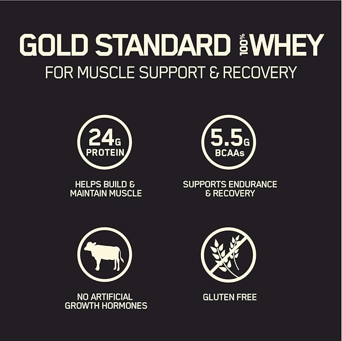 Optimum Nutrition Gold Standard 100% Whey Protein Powder