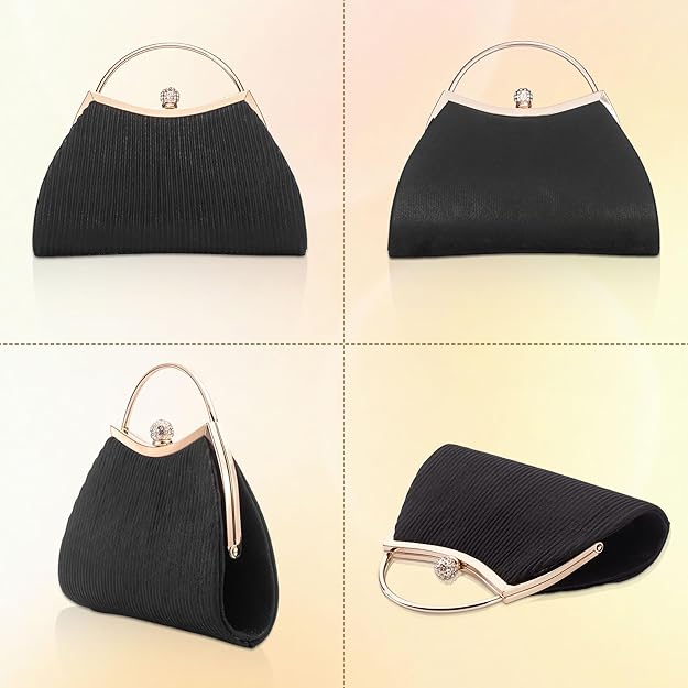 Kiss Lock Clutch Evening Bags