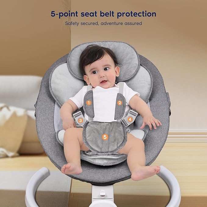 Babbee Electric Baby Rocker & Cradle