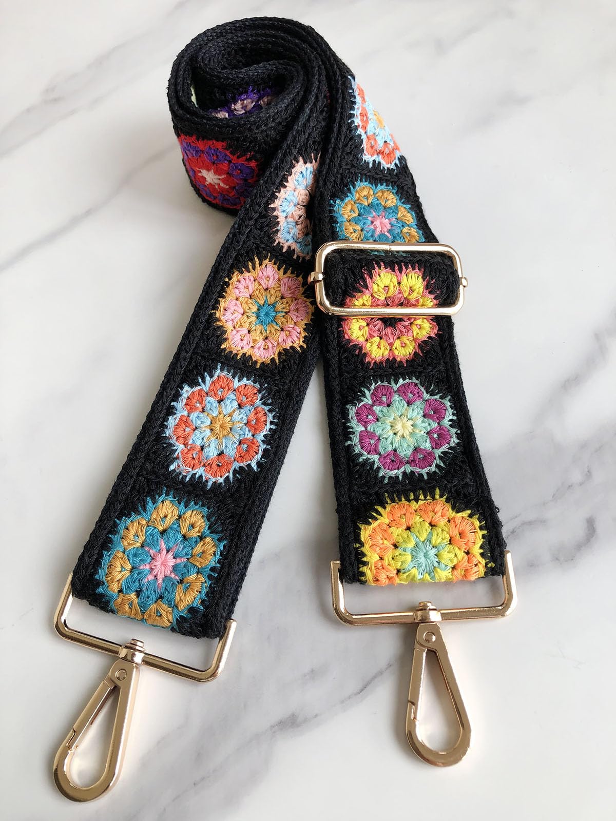 Retro Adjustable Woven Bag Straps