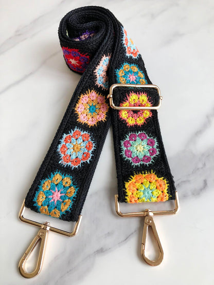 Retro Adjustable Woven Bag Straps