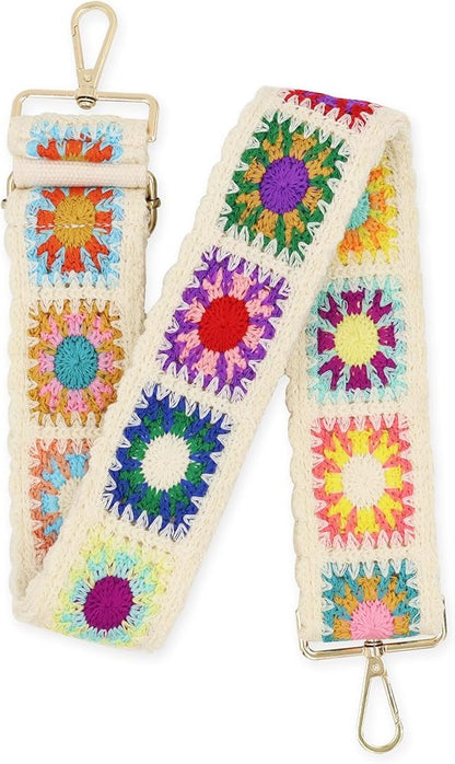 Retro Adjustable Woven Bag Straps