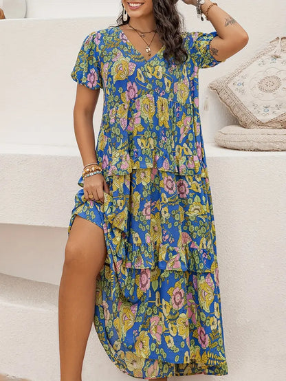 Rustty Dustty Plus Size Viscose Boho Dress