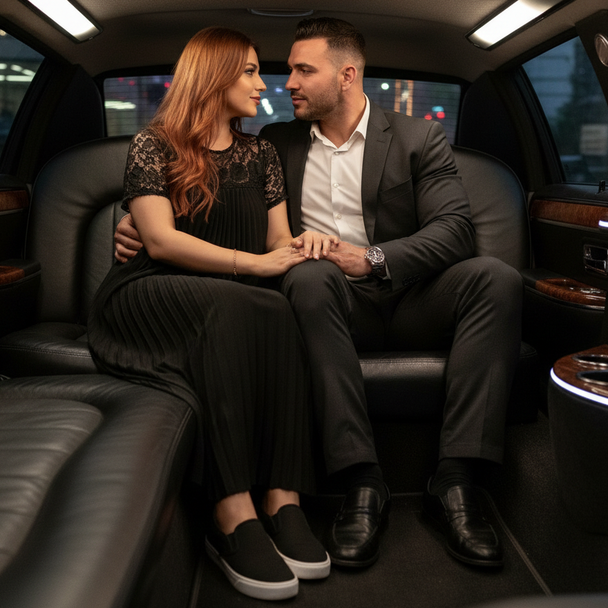 Plus Size Elegant Lace Trim Pleated Dress