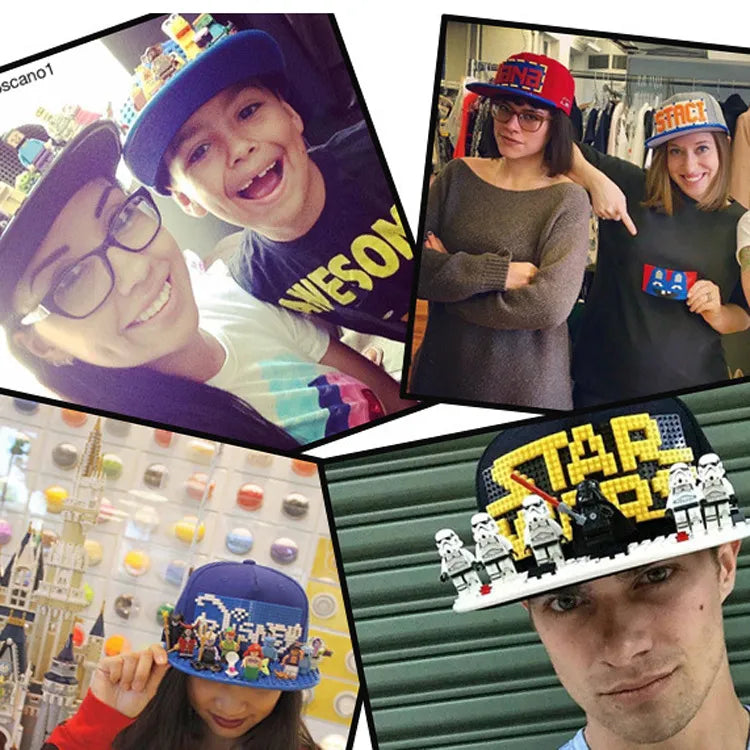 DIY Personalized LEGO Baseball Caps for Kids and Adults