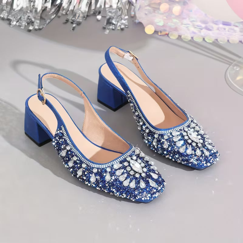 Luxurious Rhinestone Sandals
