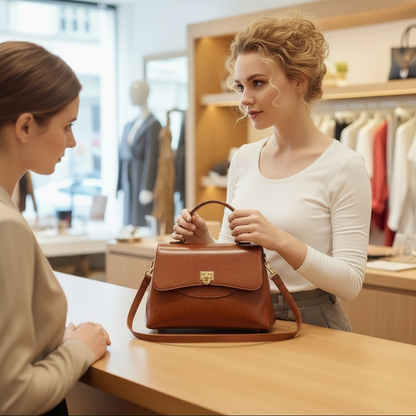 2026 New Vintage Retro Wax Leather Messenger Bags