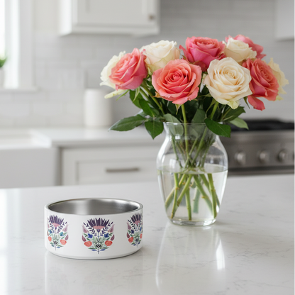 Double Wall Stainless Steel Pet Bowl