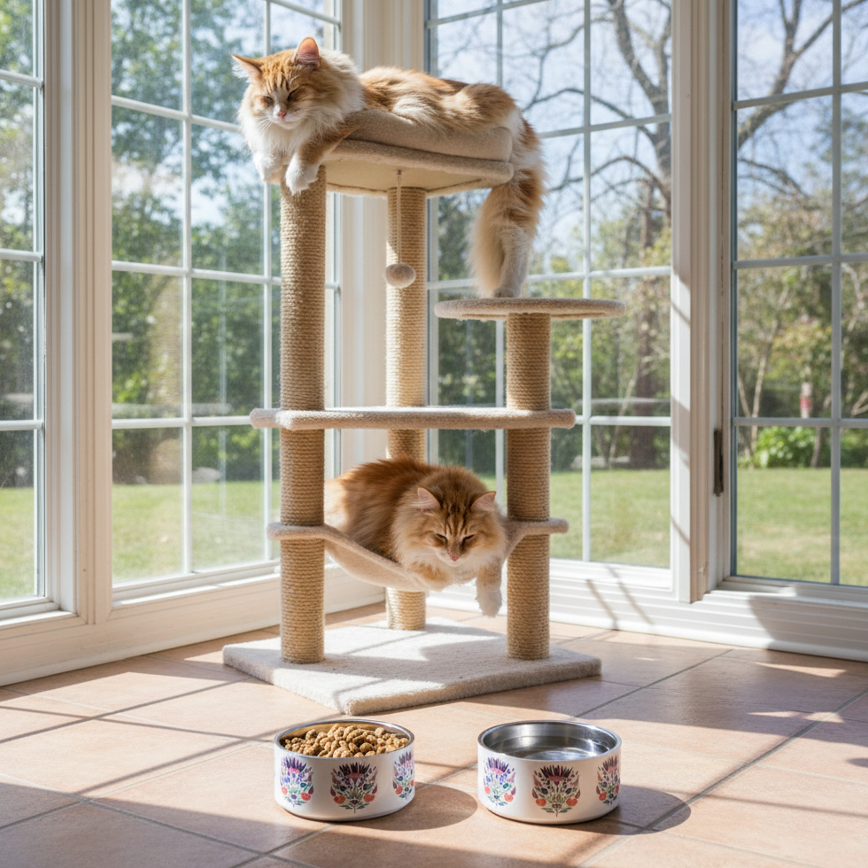 Double Wall Stainless Steel Pet Bowl