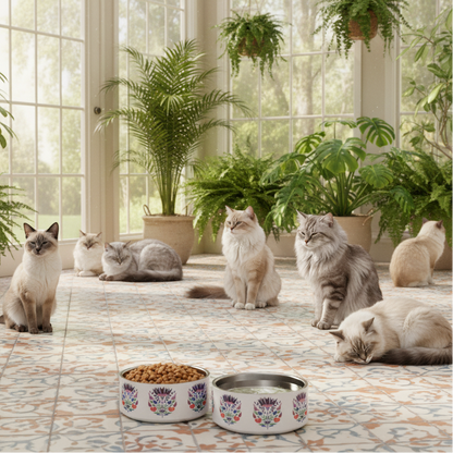 Double Wall Stainless Steel Pet Bowl