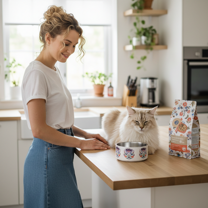Double Wall Stainless Steel Pet Bowl