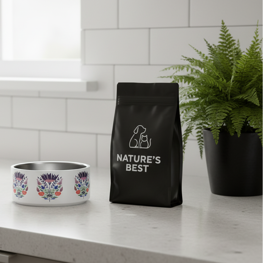 Double Wall Stainless Steel Pet Bowl