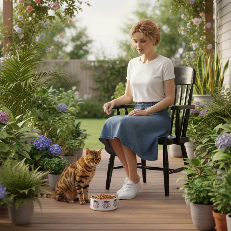 Double Wall Stainless Steel Pet Bowl