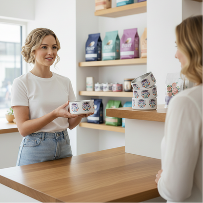 Double Wall Stainless Steel Pet Bowl