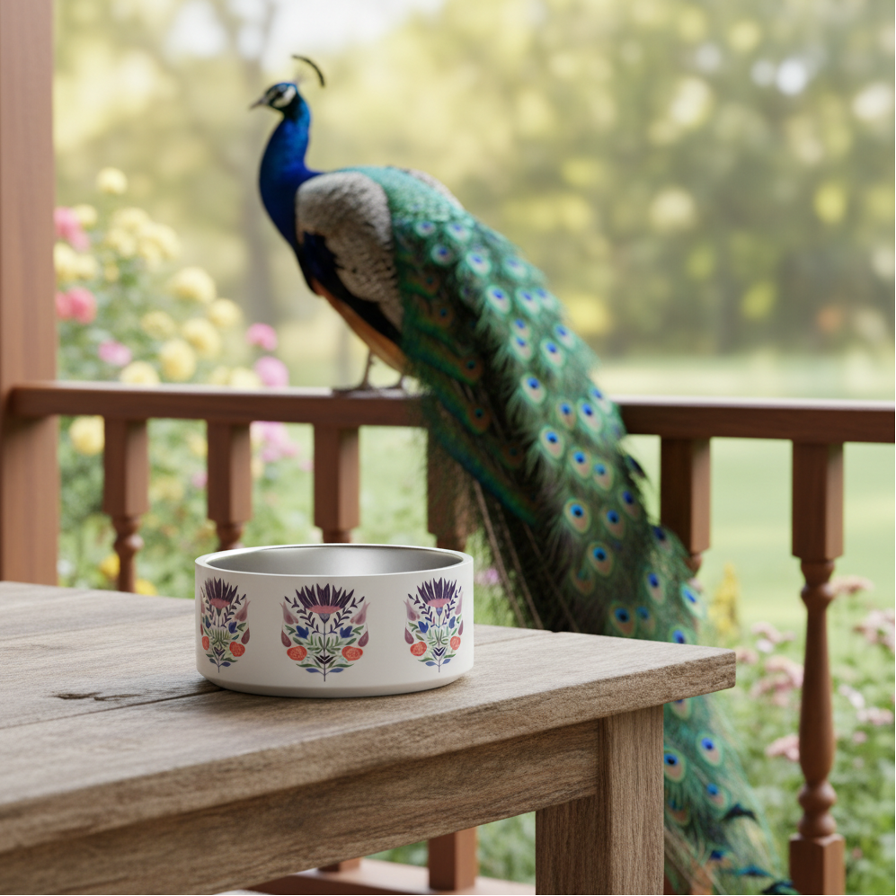 Double Wall Stainless Steel Pet Bowl