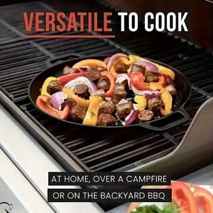 Multi-Function Cast Iron Non-Stick Griddle Skillet