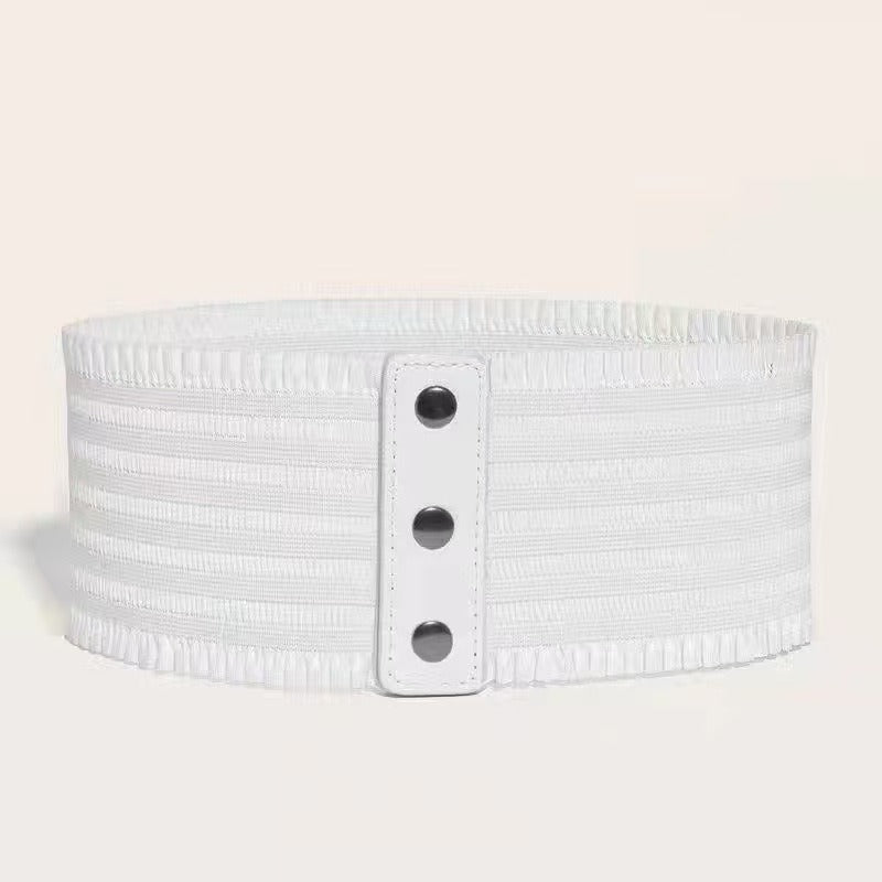 Domed Elastic Wide Belts