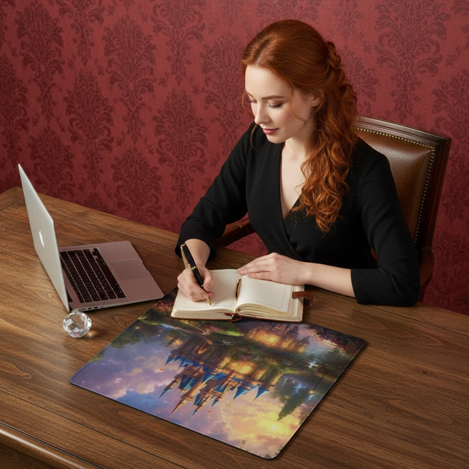 Gaming Mouse Pad - Kinkade Disney Castle