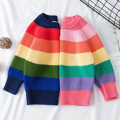 Campure Rainbow Cotton Knit Jumpers