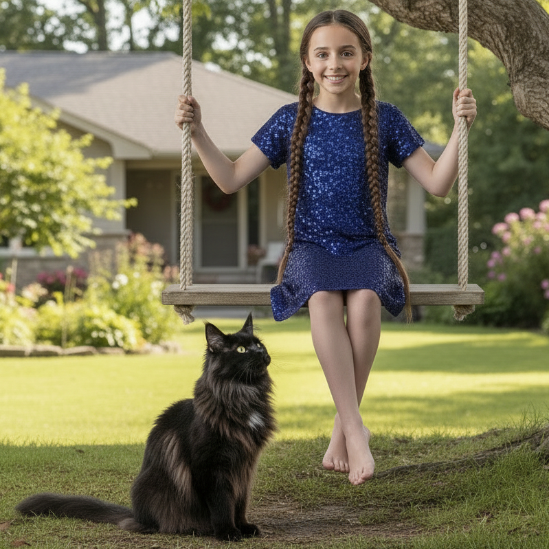 GEM Sparkling Sequin A-Line Dress