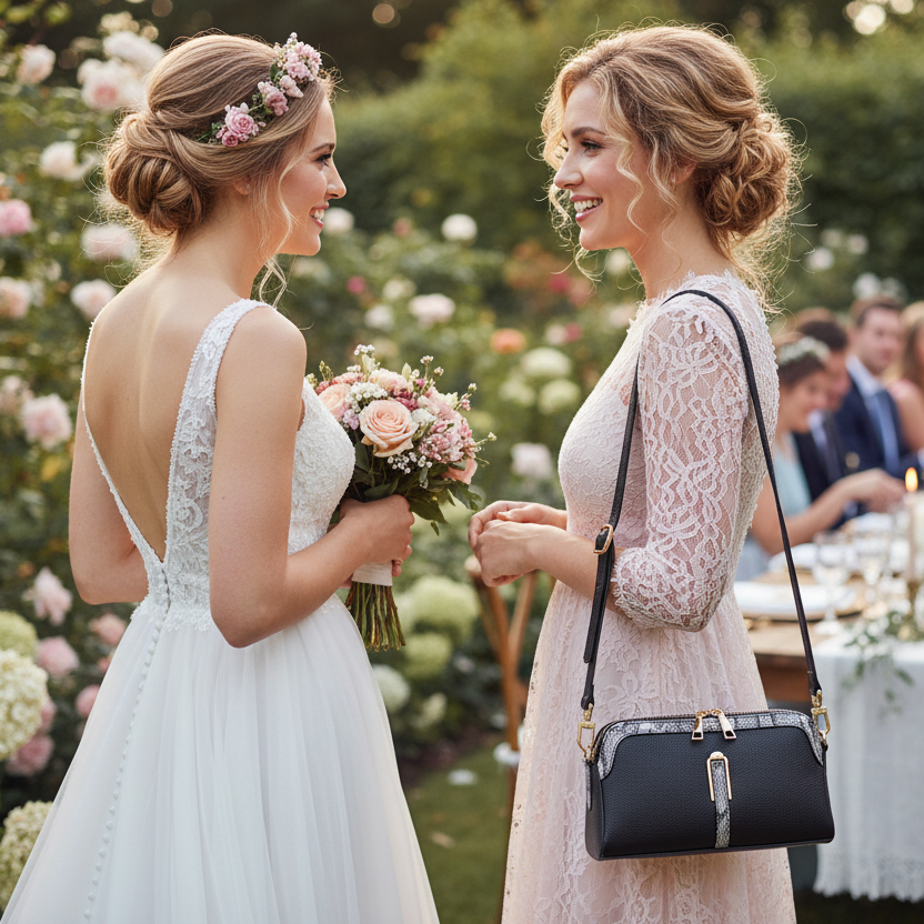 Birkin Inspired Genuine Leather Handbag - Dual Tone Snake Edition