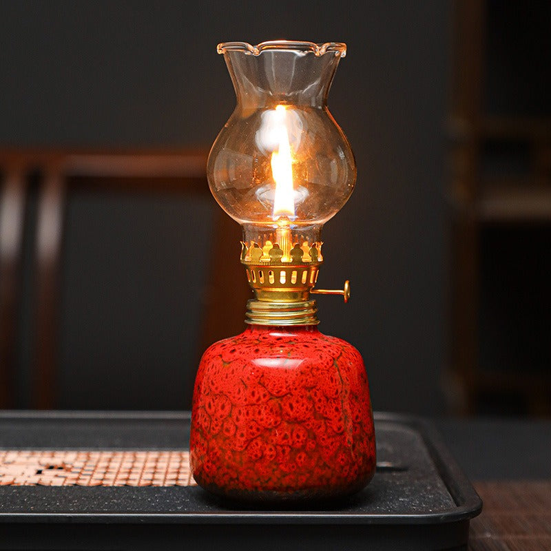 Ceramic Glaze Oil Lamps