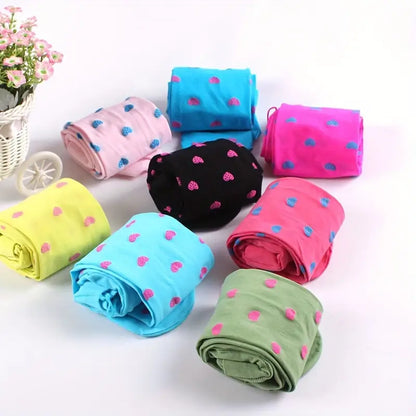 Heart & Dots Kids Pantyhose