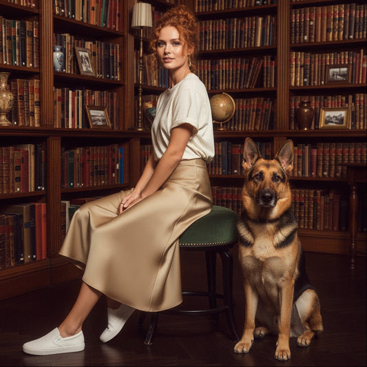 Lady Rose Satin A-Line Skirts