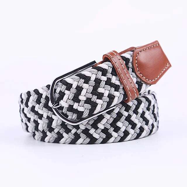 Casual Woven Fabric Elastic Belts