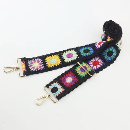 Retro Adjustable Woven Bag Straps