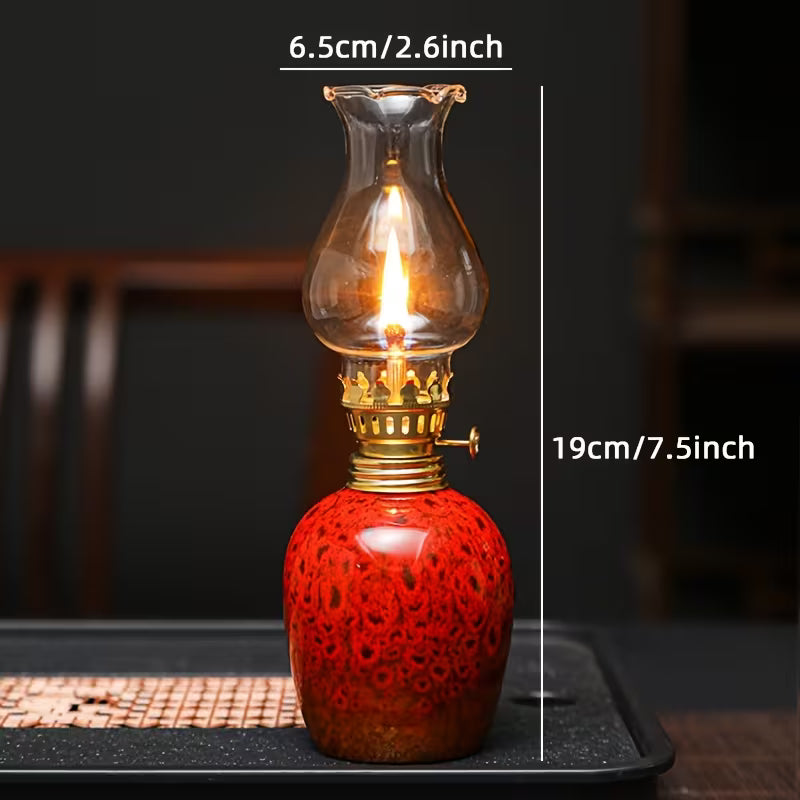 Ceramic Glaze Oil Lamps