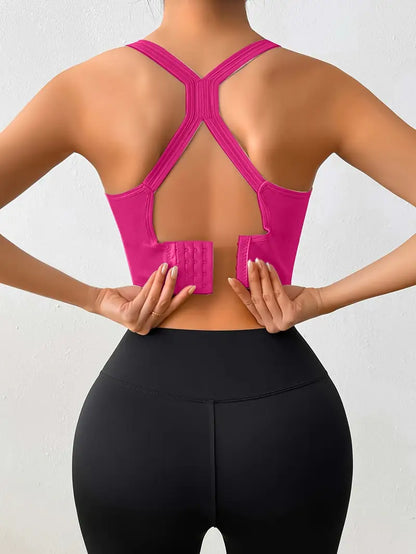 CELILIN Racerback Plus Size Sports Bras