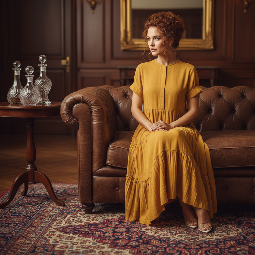 Elegant Tiered Maxi Dress