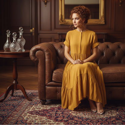 Elegant Tiered Maxi Dress