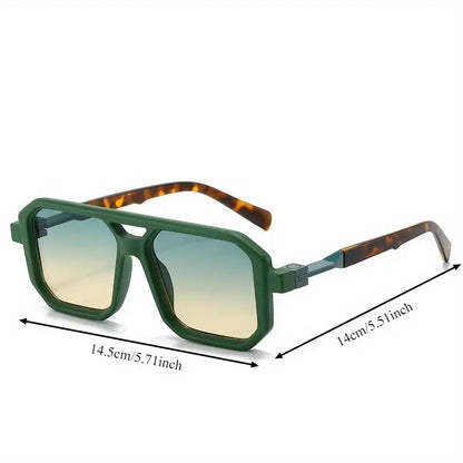 TITANORA Unisex Square Frame Designer Sunglasses