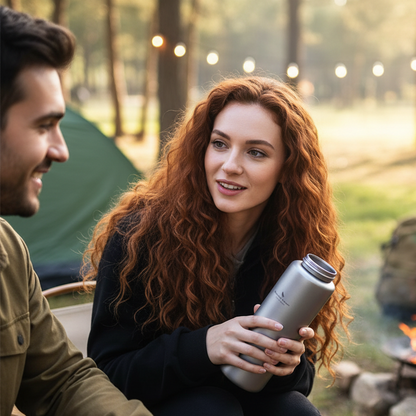 Boundless Voyage Pure Titanium Water Bottle Flask