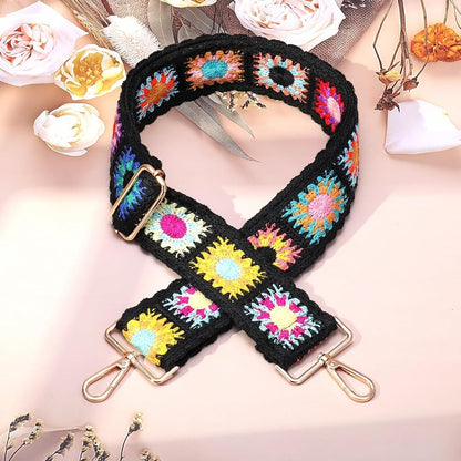 Retro Adjustable Woven Bag Straps