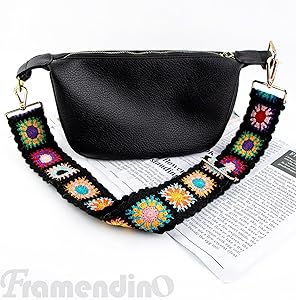 Retro Adjustable Woven Bag Straps