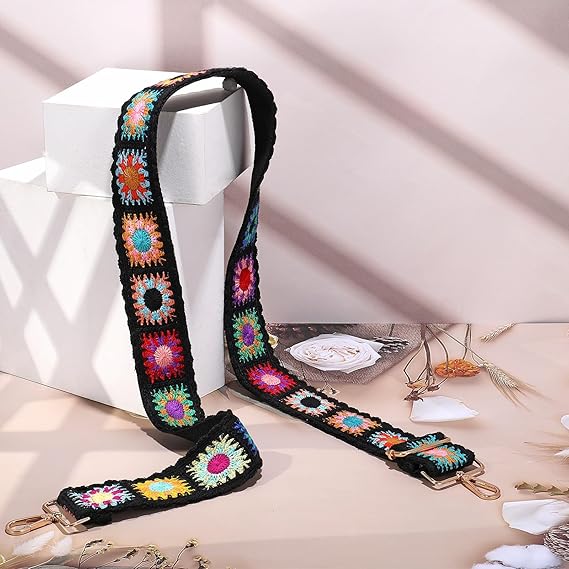 Retro Adjustable Woven Bag Straps