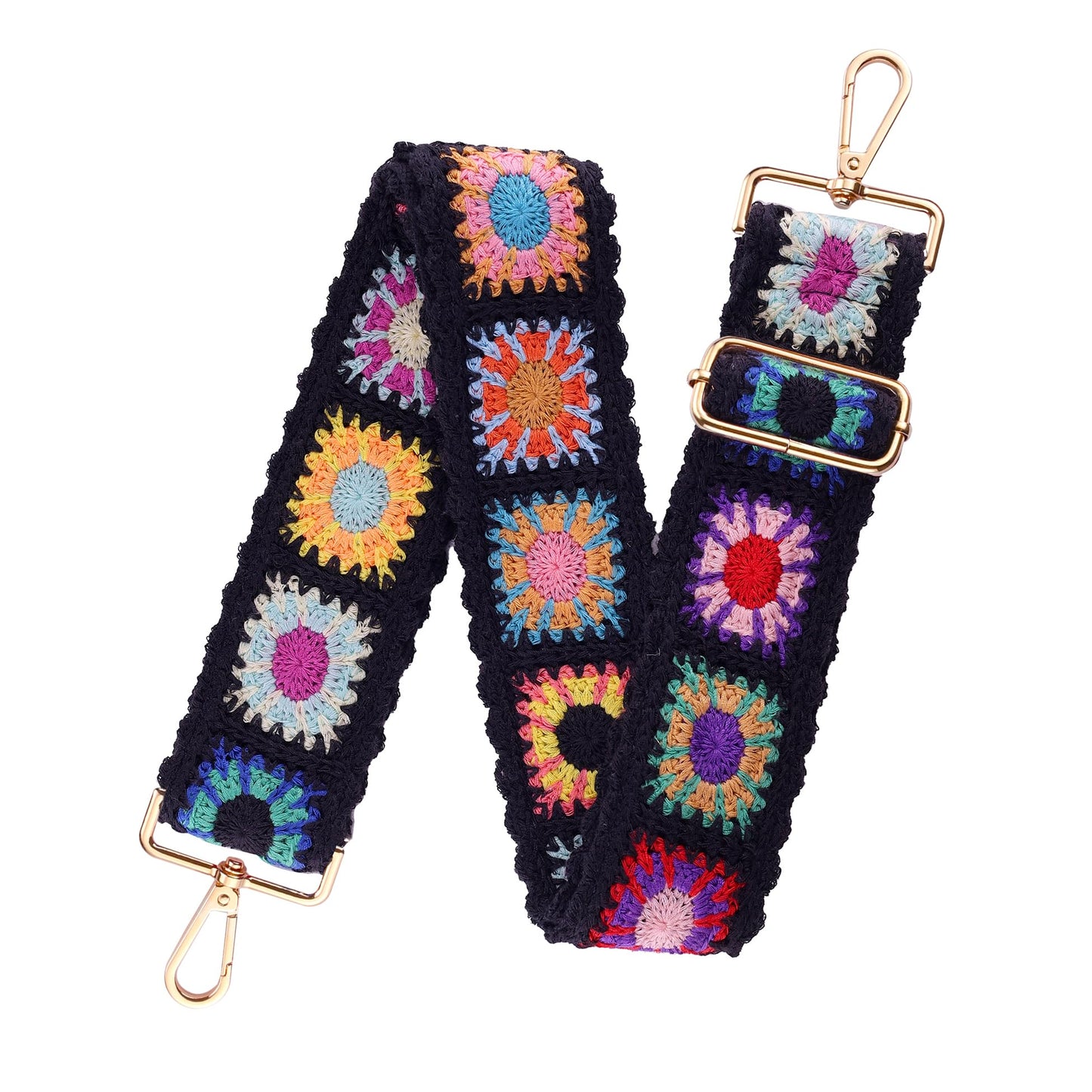 Retro Adjustable Woven Bag Straps