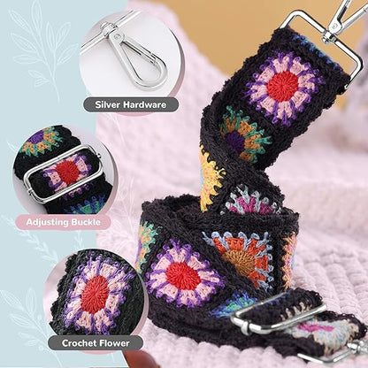 Retro Adjustable Woven Bag Straps