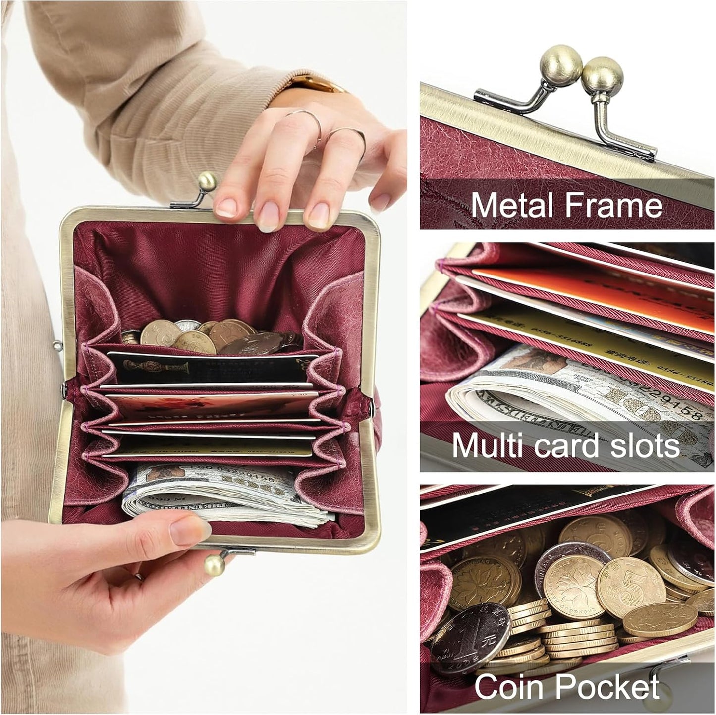 Foxy Genuine Leather Vintage Wallets