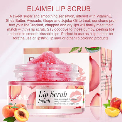Elaimei Lip Scrub for Exfoliation and Anti-Cracking