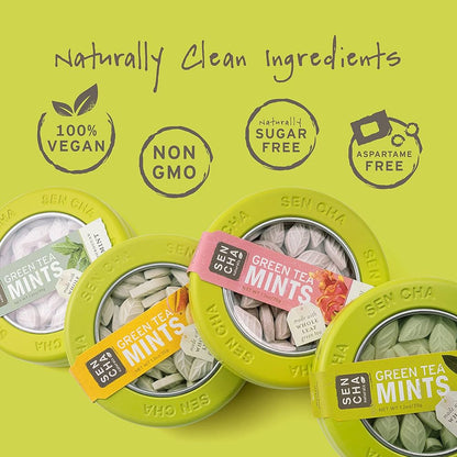 Sencha Naturals, Green Tea Mints