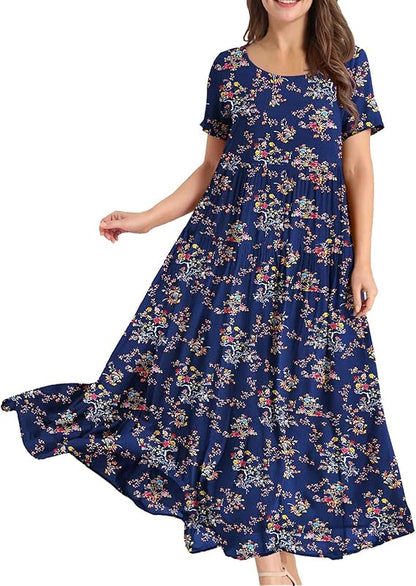 Emma Slip Tiered Maxi Dress