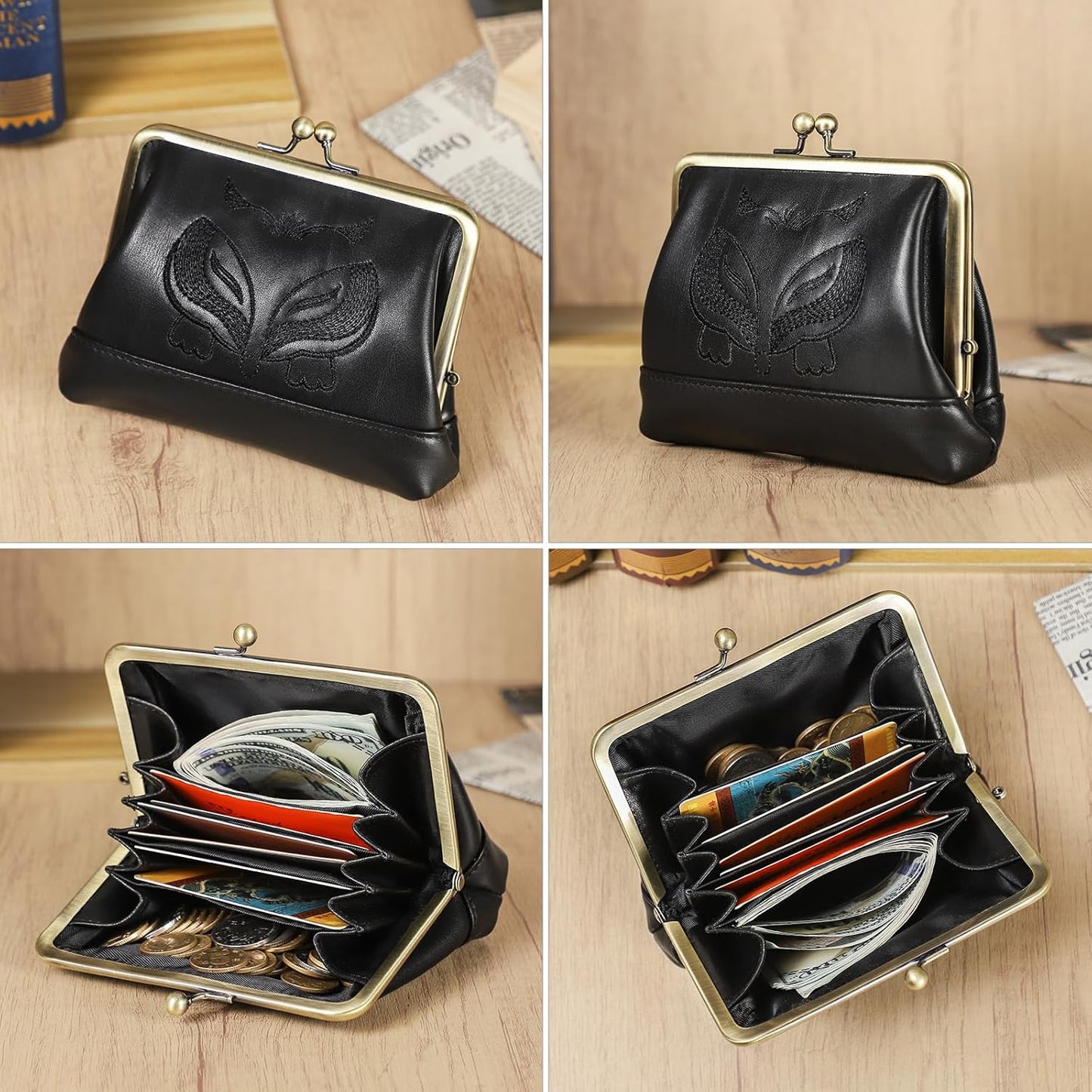 Foxy Genuine Leather Vintage Wallets