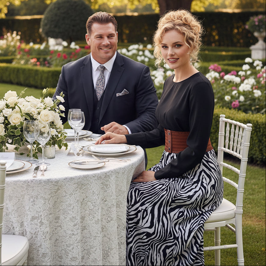 Domed Elastic Wide Belts